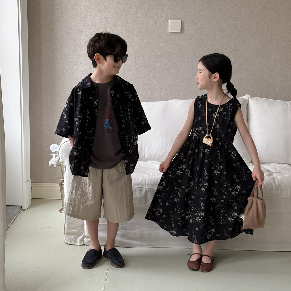 【90-150】カジュアルハーフパンツ