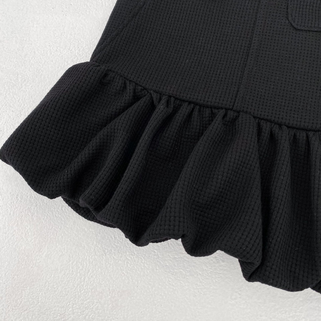 【73-110】裾バルーンサロペットスカート