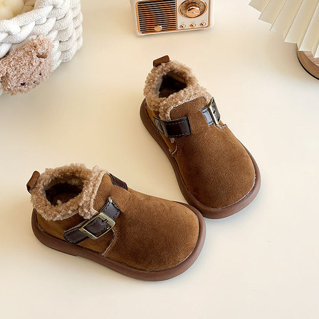 【14.0-21.5】ベルトデザインアンクルブーツ