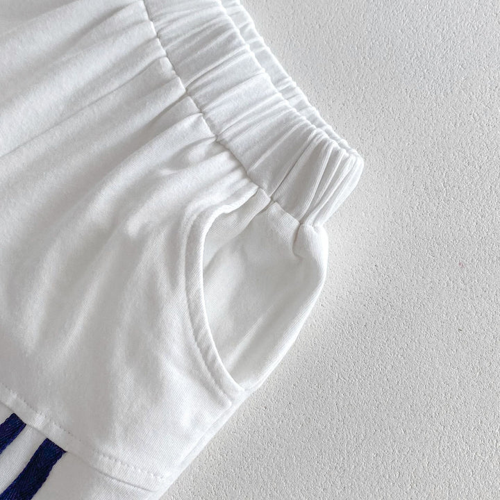 【80-130】スリーラインハーフジップセットアップ