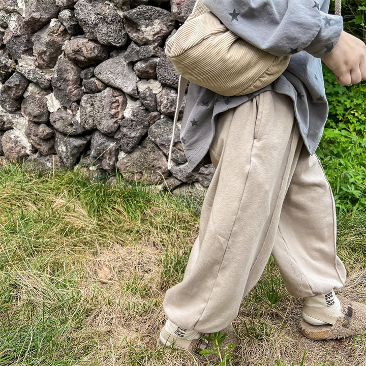 【80-130】ワンポイントNスウェットパンツ