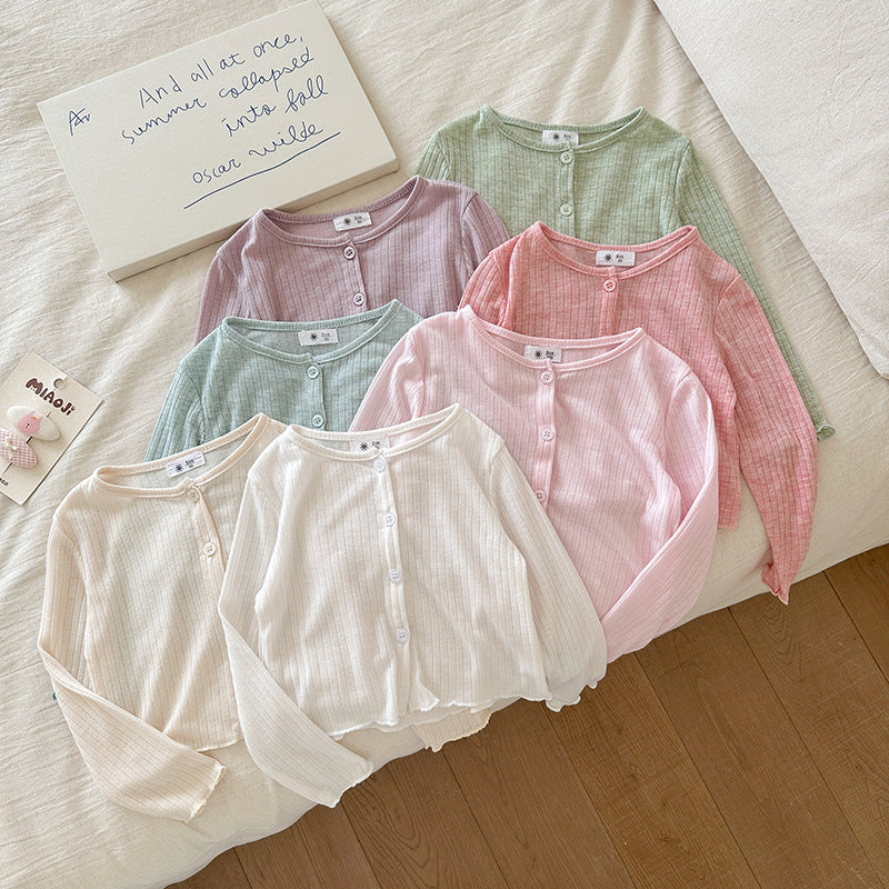 【90-140】シンプルサマーカーディガン