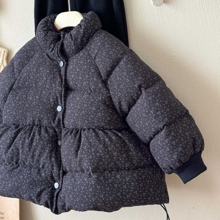 【90-140】小花柄パデッドジャケット