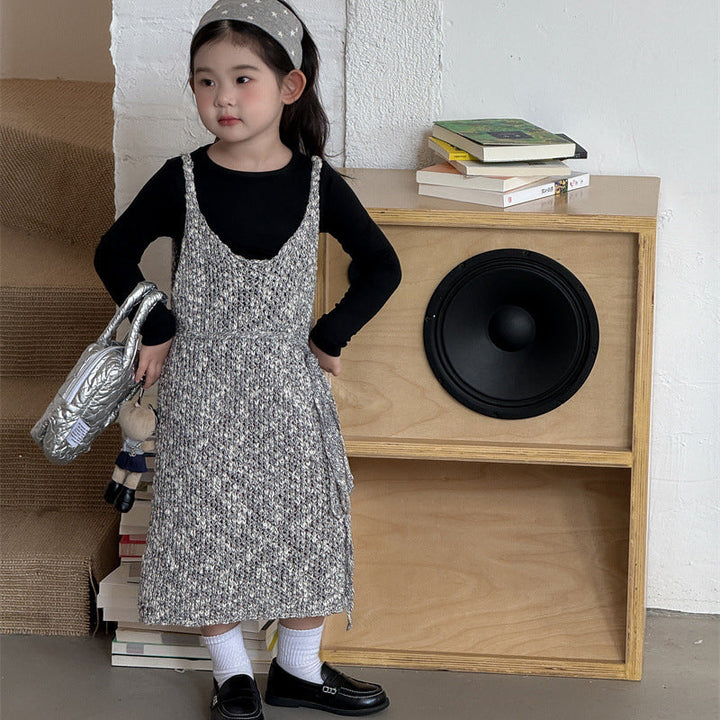 【90-140】シンプルブラックトップス