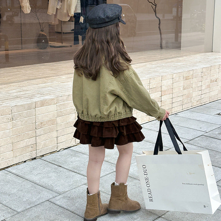 【90-150】ティアードミニスカート