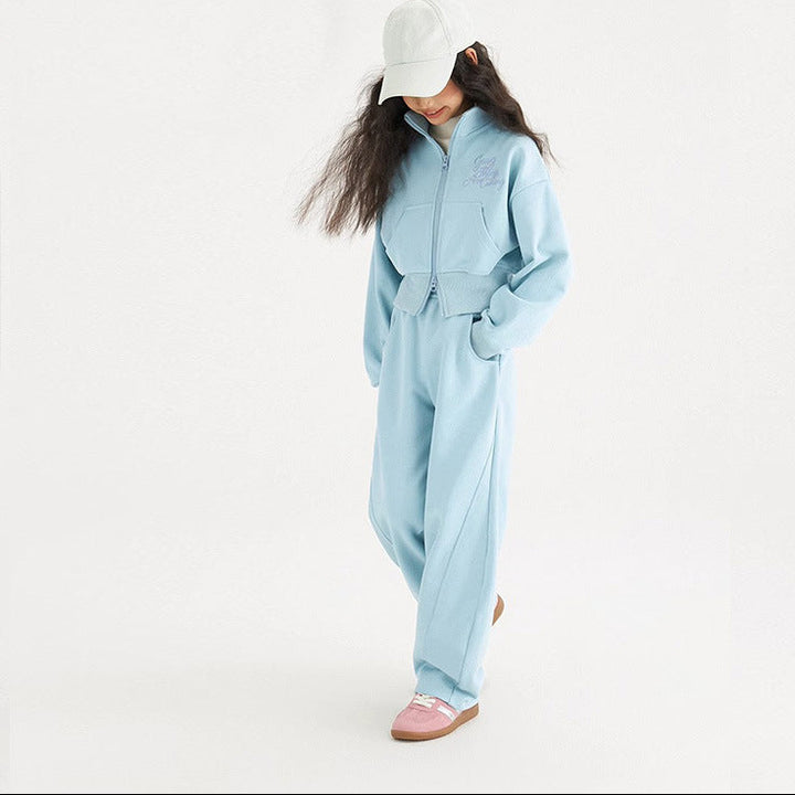 【120-150】ロゴデザインスポーティーセットアップ