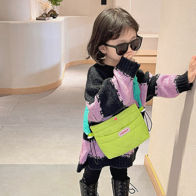 カラフルショルダーキルティングバッグ