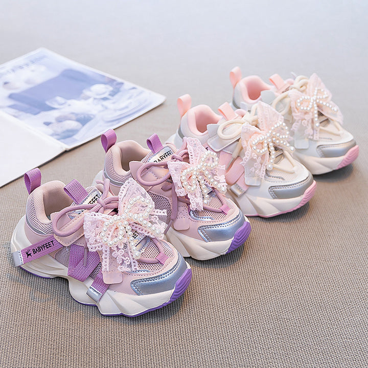 【17.0-21.5】トリプルリボンスニーカー