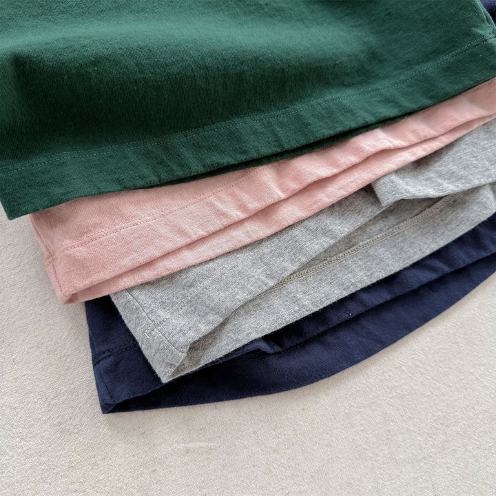 【80-130】英字ロゴプリントTシャツ