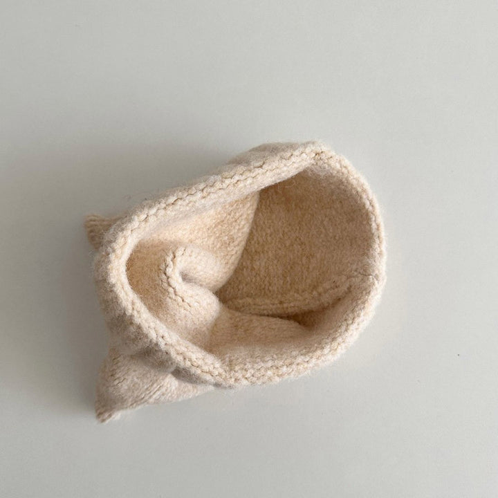 【48-52cm】ねこ耳あったかニット帽