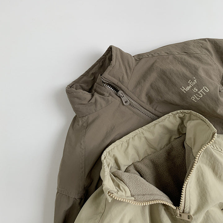 【80-130】裏フリースハーフジッププルオーバー