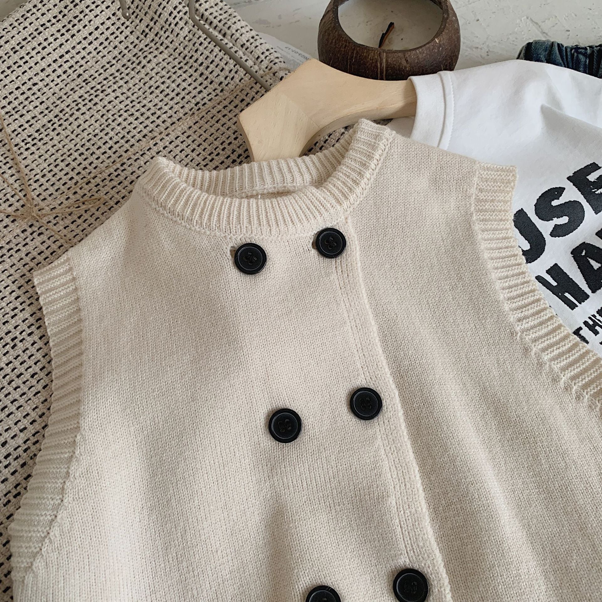 新品♡formo♡フォルモ♡チェックベスト♡for formo