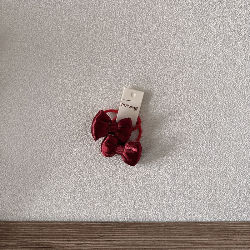 リボンモチーフヘアゴム