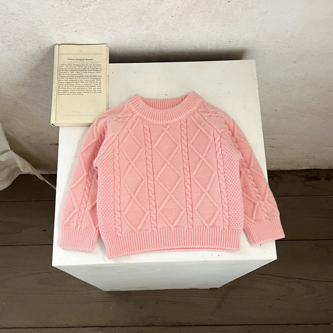 【73-110】アーガイル編みニットセットアップ