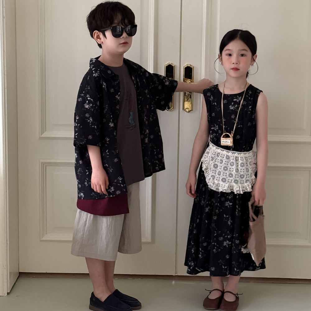 【90-150】カジュアルハーフパンツ