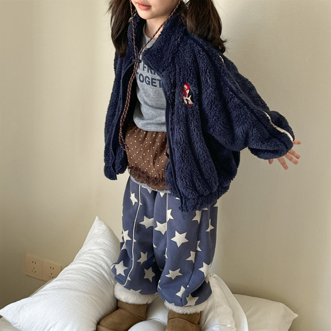 【80-130】サイドラインフリースジャケット