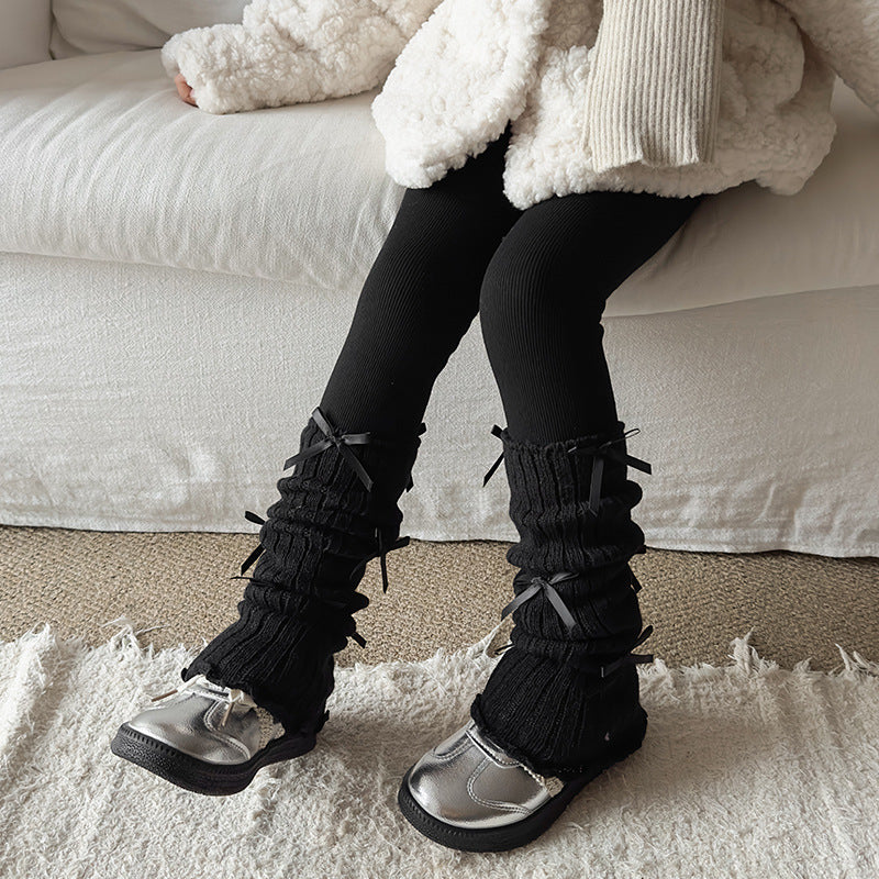 【90-150】リボンモチーフレギンス