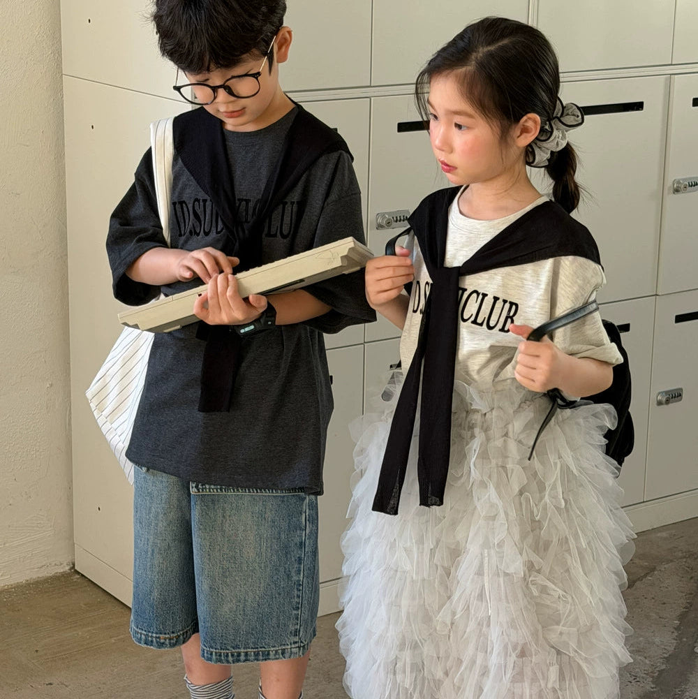 【100-150】ショールデザインTシャツ