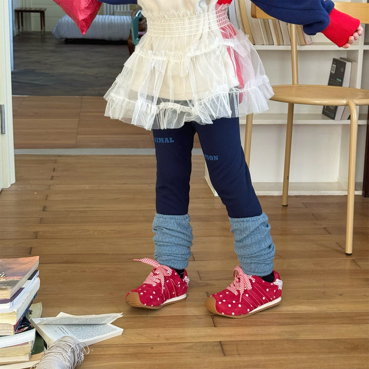 【80-130】裏起毛レッグウォーマー付きレギンス