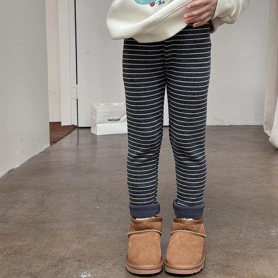 【90-150】裏起毛シンプルレギンスパンツ