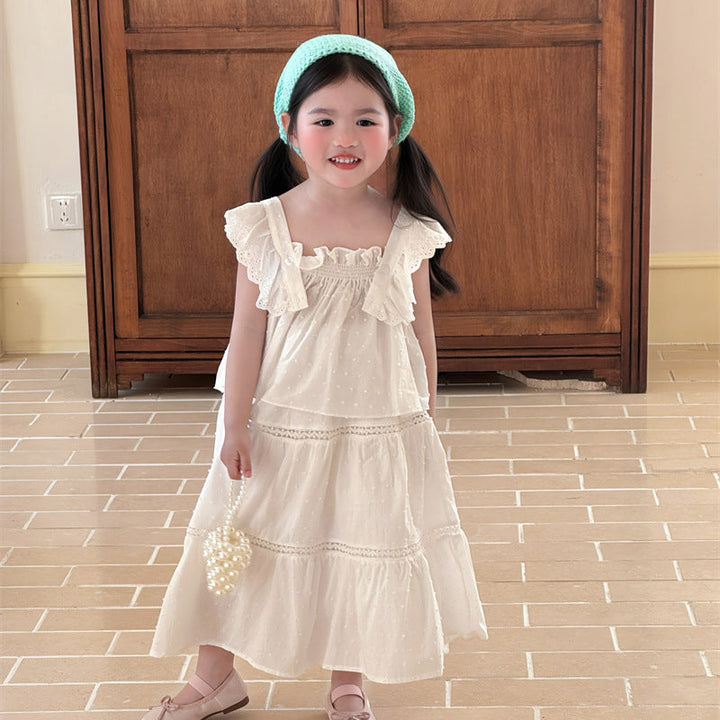 【90-140】スノードットフリルセットアップ