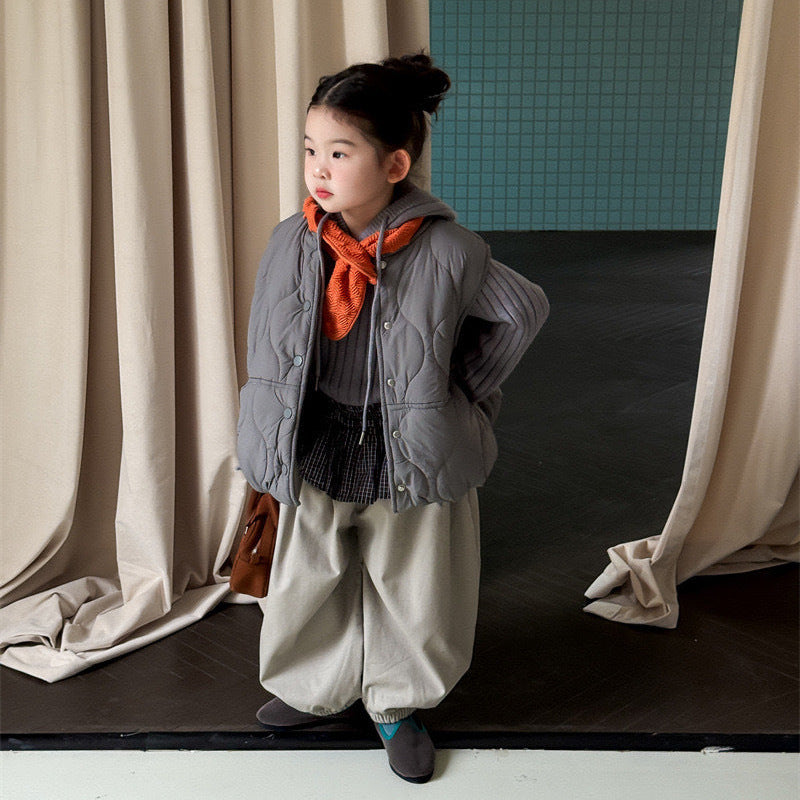 【90-140】キルティングパデッドベスト