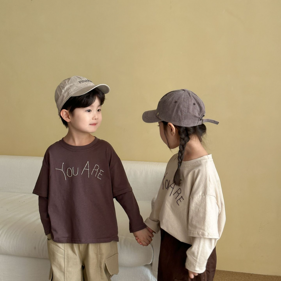 【80-150】YOU AREロングTシャツ