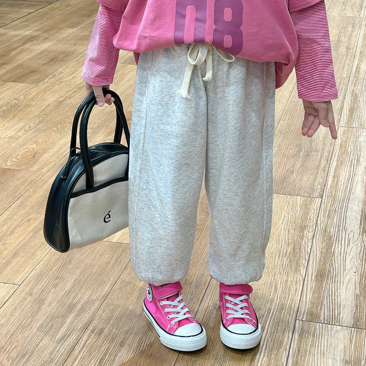 【90-140】シンプルスウェットパンツ