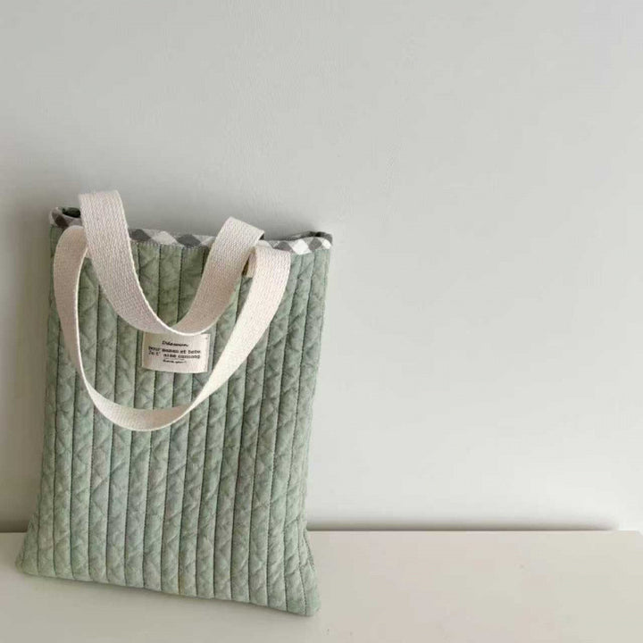 シンプルキルティングバッグ