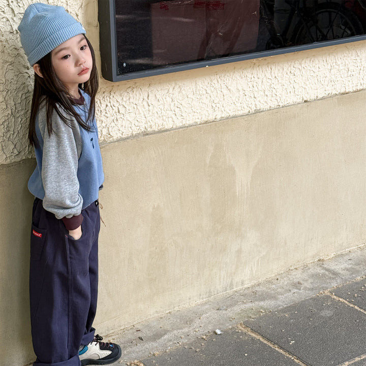 【80-130】シンプルロングパンツ
