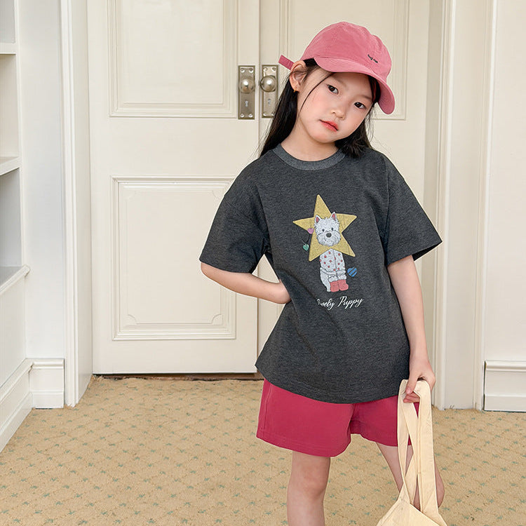 【100-150】アニマルデザインTシャツ
