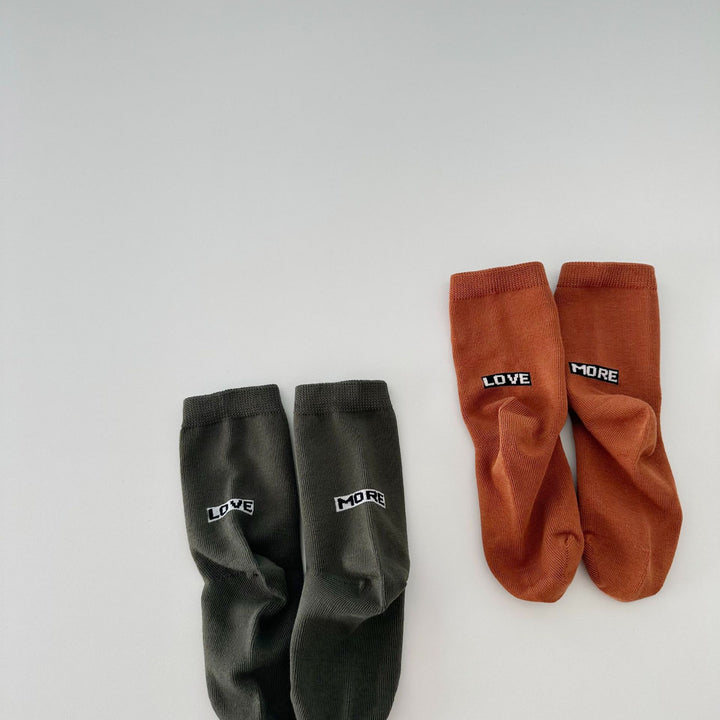 【S-L】バックロゴデザインソックス