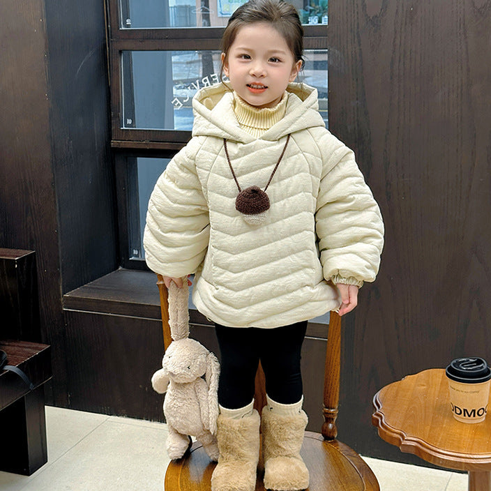 【90-140】フード付きプルオーバーコート