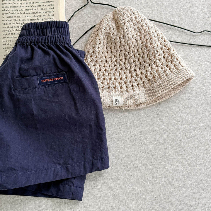 【80-130】ロゴデザインショートパンツ