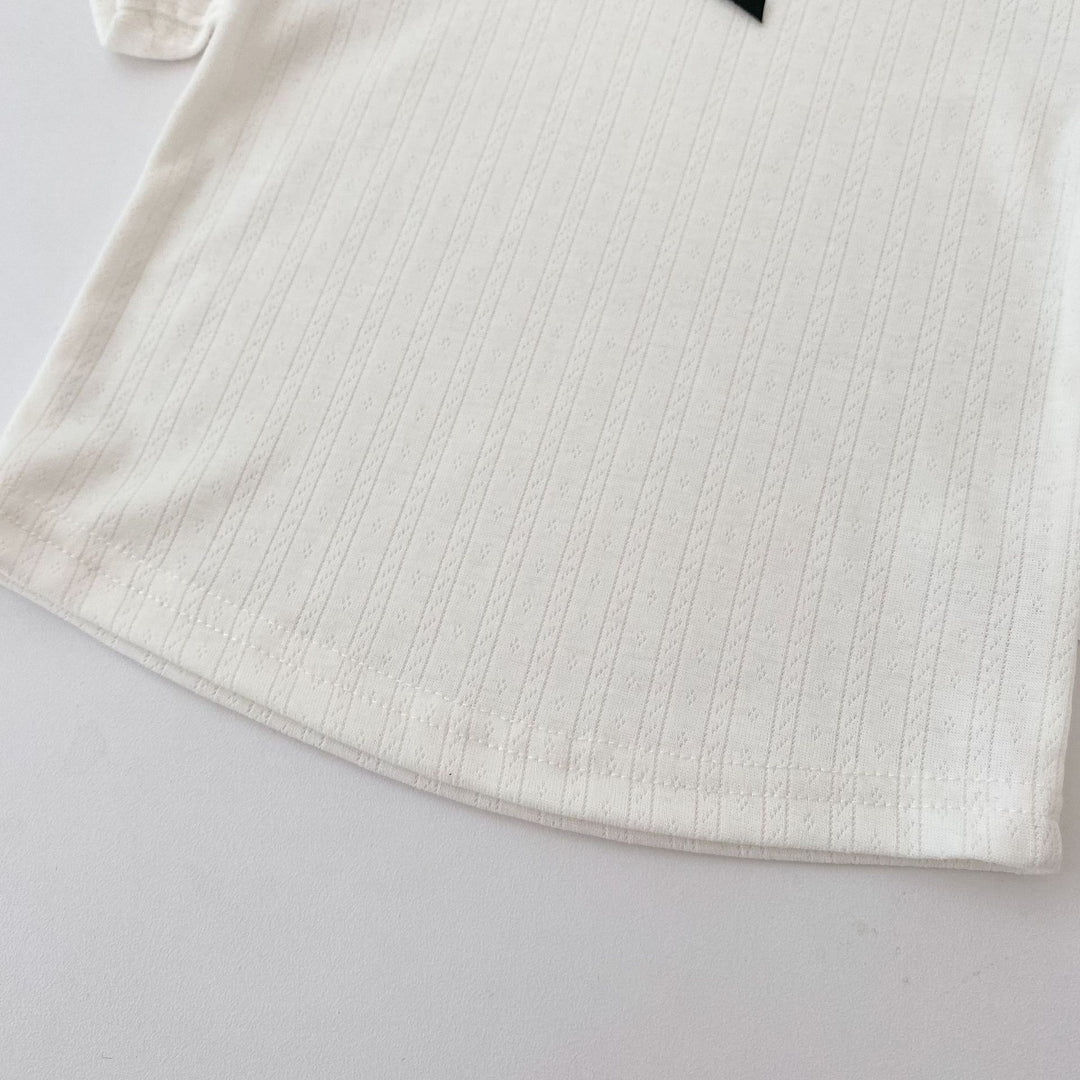 【73-130】フロントリボンTシャツ