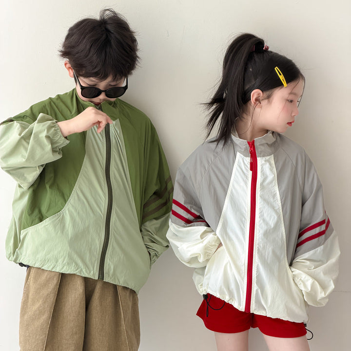 【100-150】フルジップウィンドブレーカー