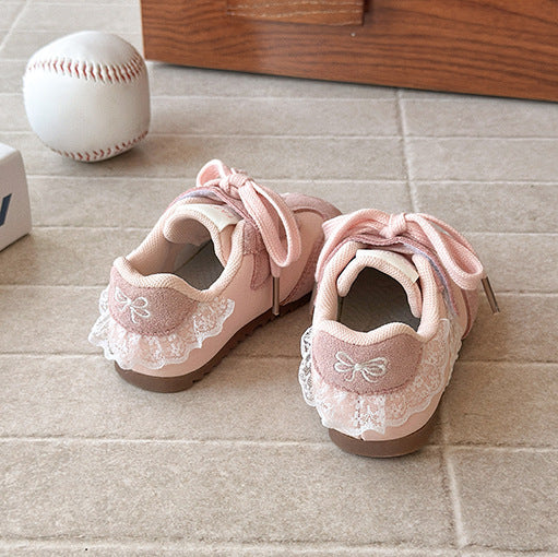 【13.5-20.0】レースデザインスニーカー