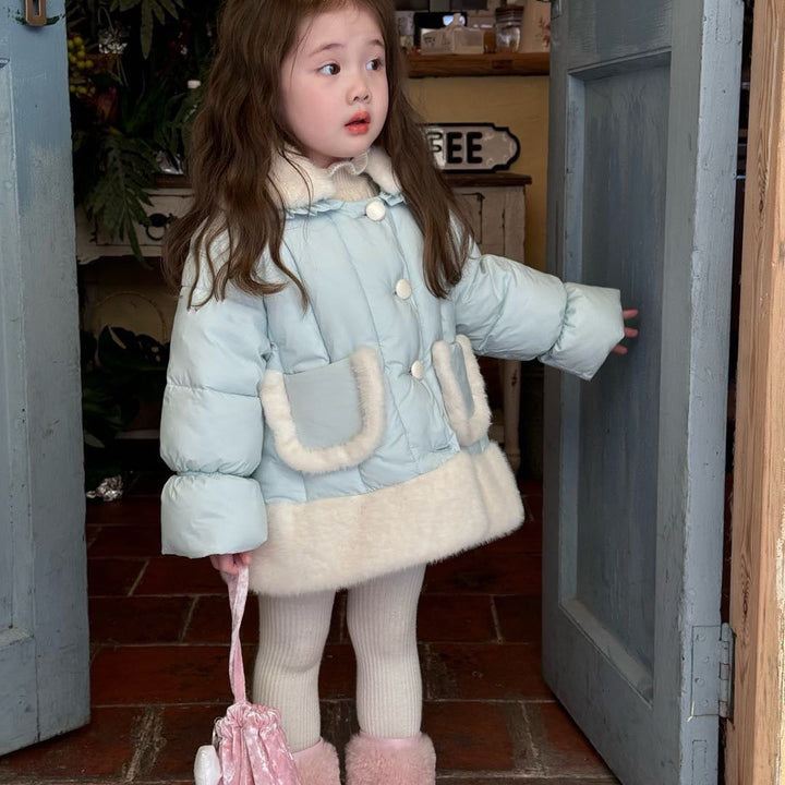 【80-130】ボアデザインパデッドコート