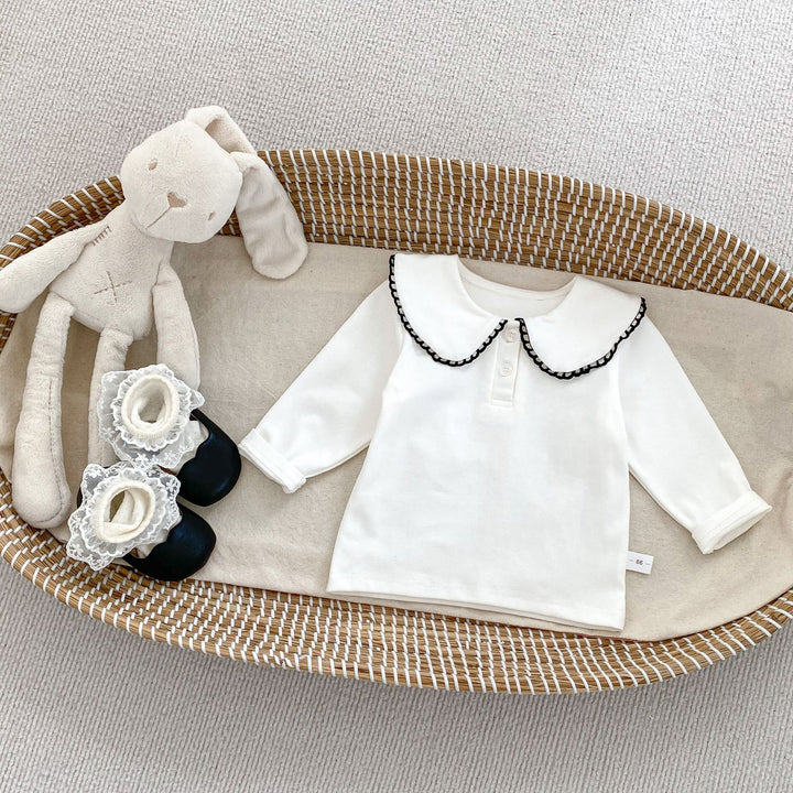 【73-120】襟付き長袖プルオーバー