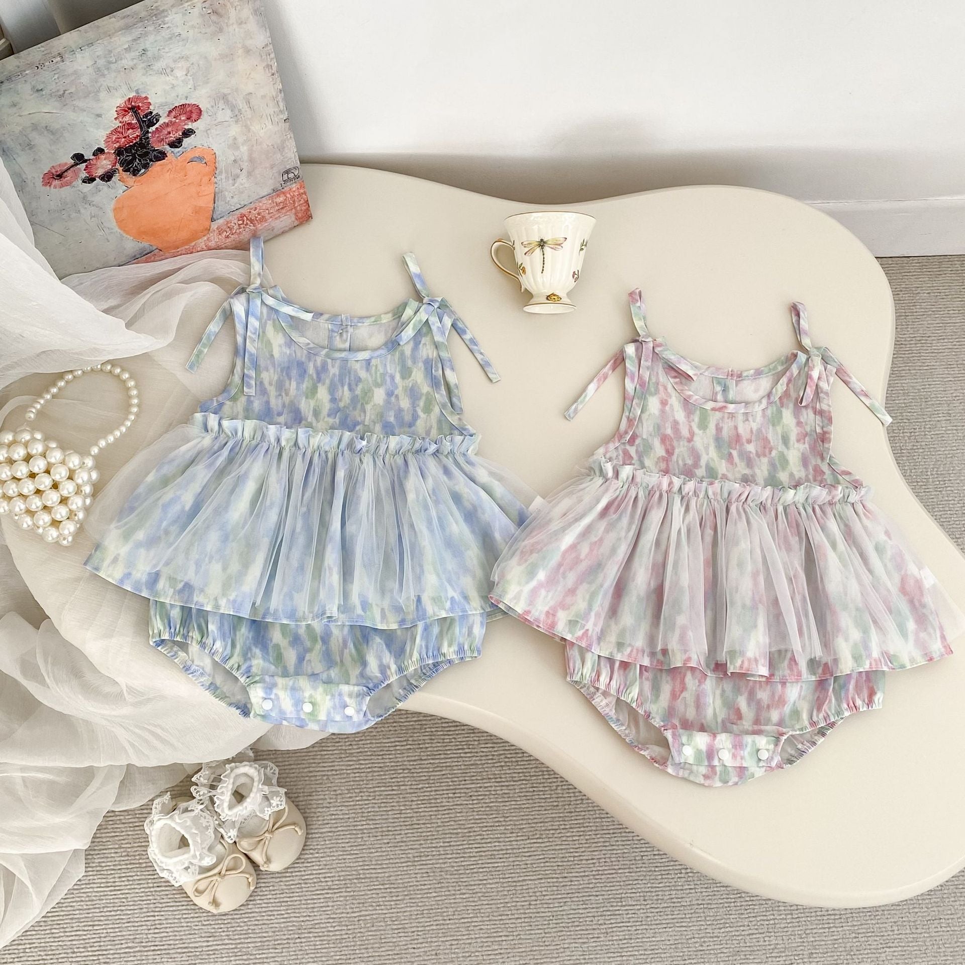 ELLIE Mサイズ2WAYリボンロンパース【NAVY】 BABY ロンパース・カバーオール – こども服ELMO