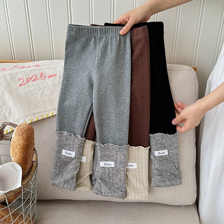 【90-150】レッグウォーマー風レギンス