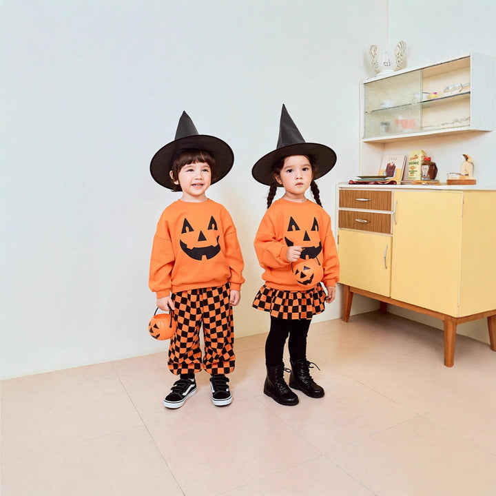 【80-120】ハロウィンパンプキンセットアップ