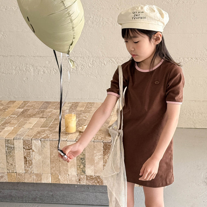 【80-130】Tシャツミニワンピース