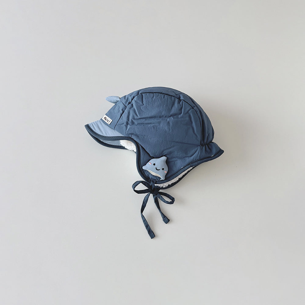 【46-50cm】アニマルあったか耳あて帽子