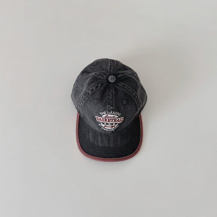 【52-56cm】ロゴ刺繍デザインキャップ