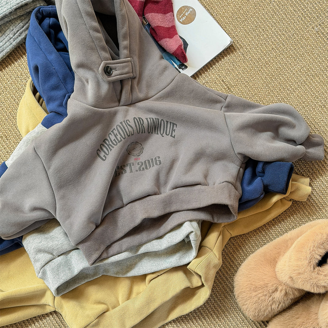 【80-130】ロゴプリントフーディートレーナー