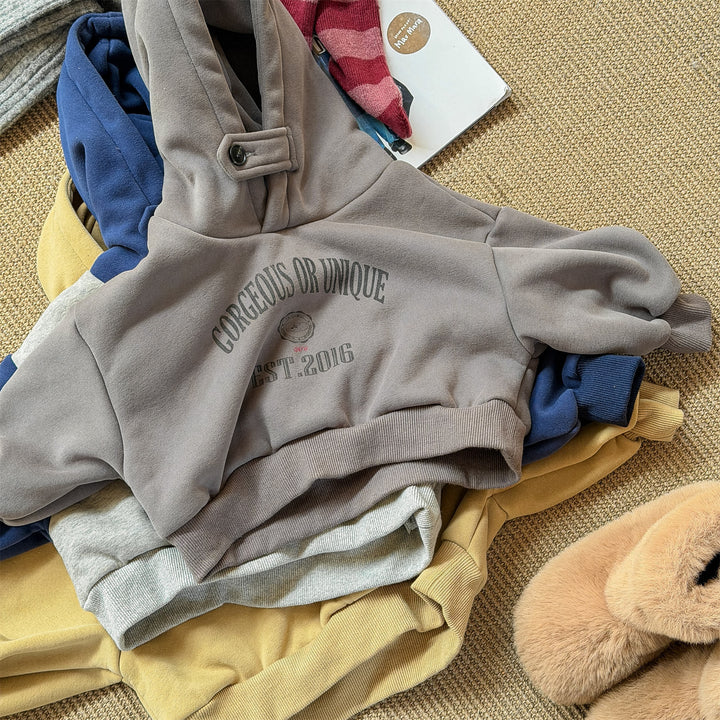 【80-130】ロゴプリントフーディートレーナー