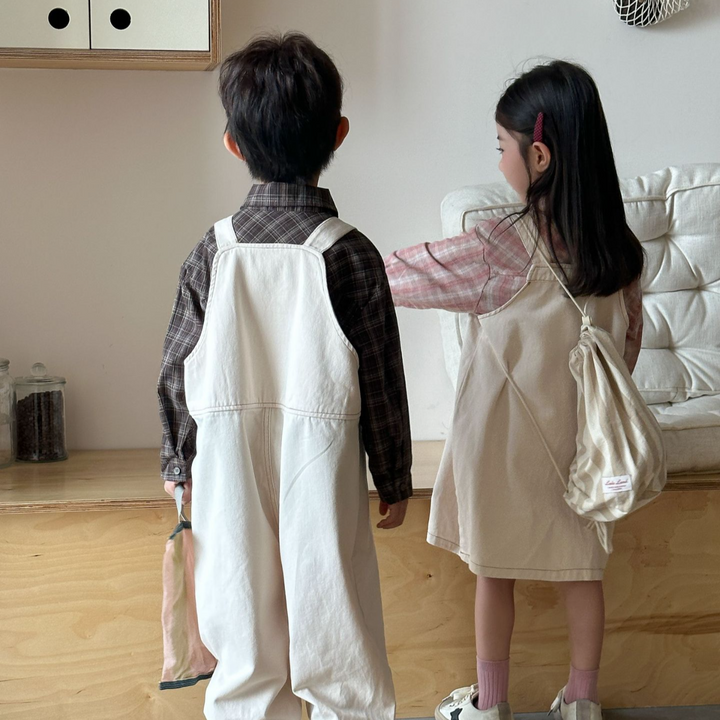 【80-150】カジュアルサロペットパンツ