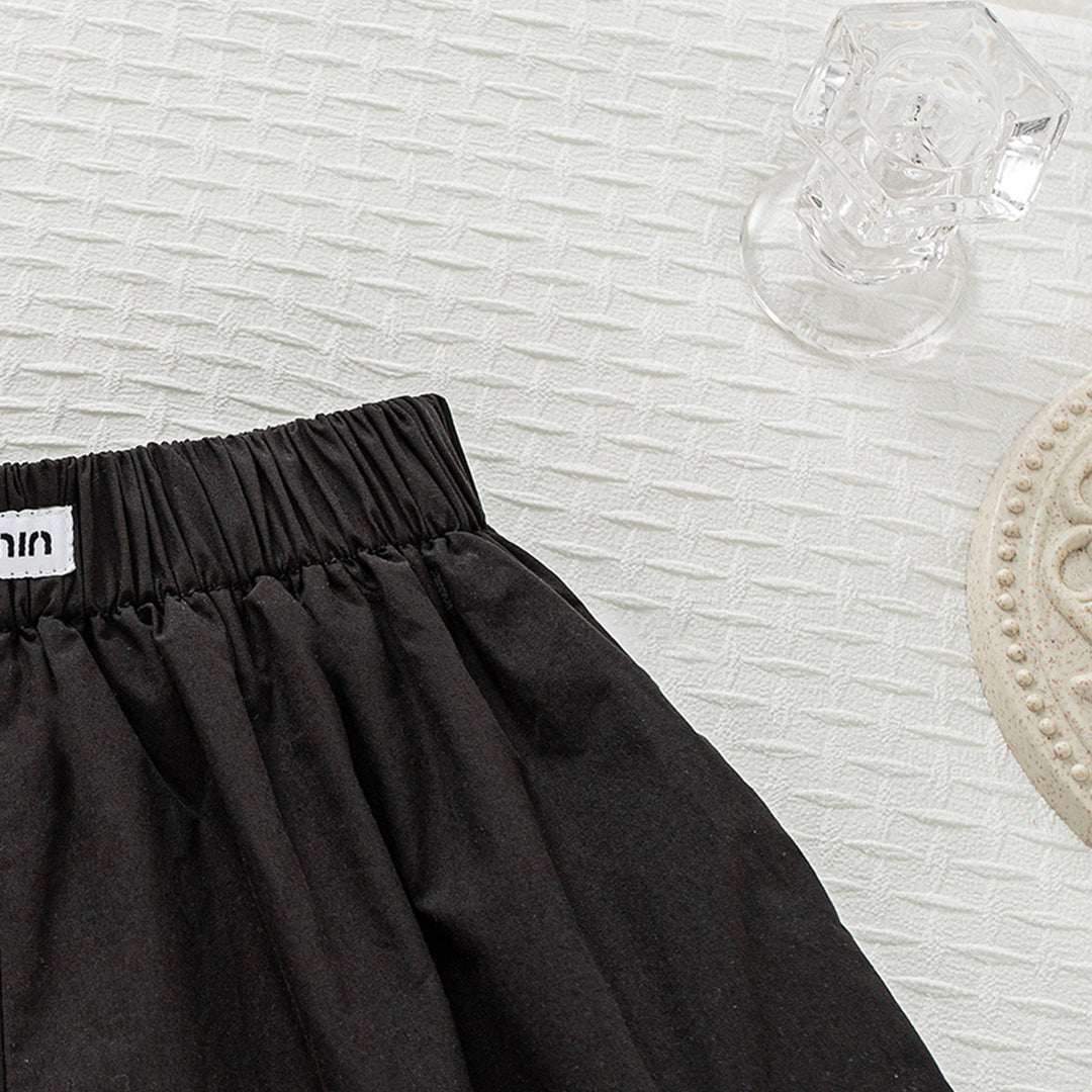 【73-130】シンプルバルーンショートパンツ
