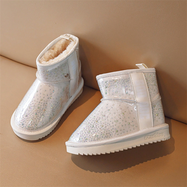 【16.0-22.0】キラキラボアブーツ